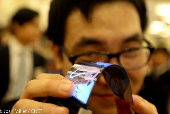 Flexible LCD display, not broken