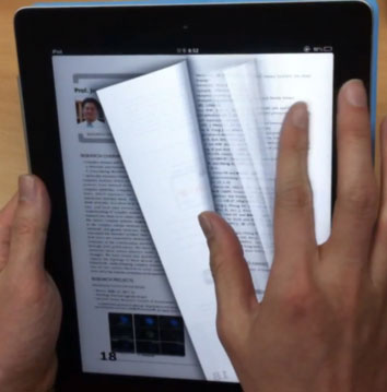Flip book is like paper books