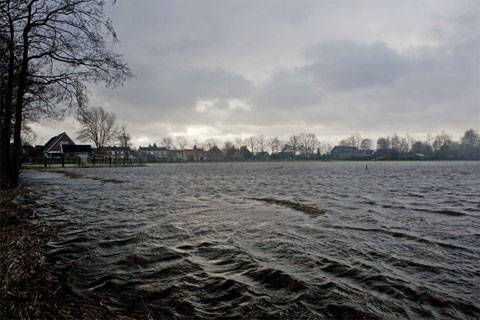 Flood threatens the Netherlands