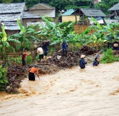 Flooding caused much damage in Dien Bien province