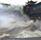 Flooding caused serious damage in many Asian countries