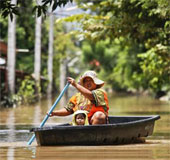 Floods raged in Thailand, 23 people were killed