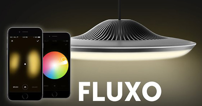 Fluxo - Smart light bulbs can illuminate a colorful area