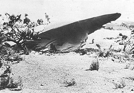 Flying saucers used to land in the US