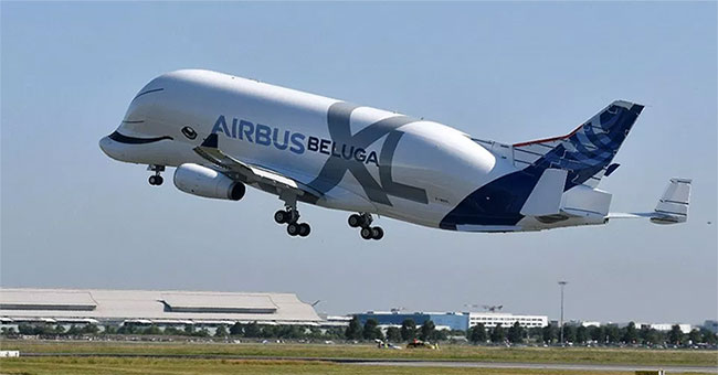 'Flying whales' Beluga XL takes off for the first time