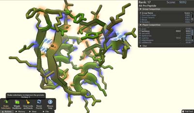 Foldit - play video games and contribute to medicine