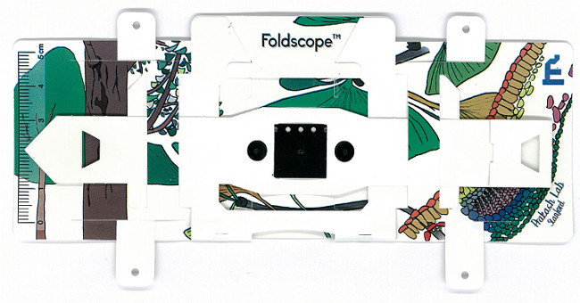 Foldscope - paper microscope to diagnose malaria