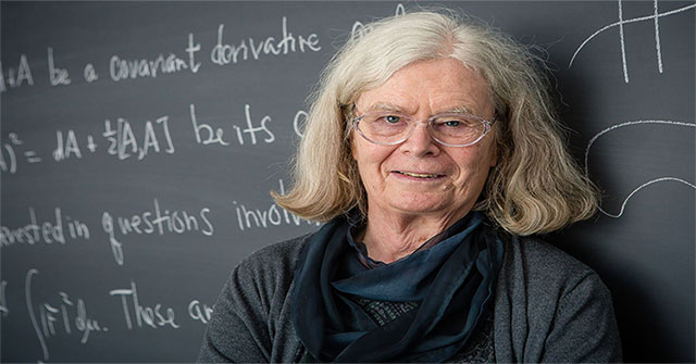 For the first time a woman was awarded the prestigious Abel math prize