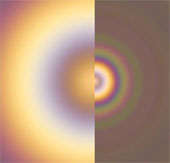 For the first time, grabbing extraterrestrial rainbow effects