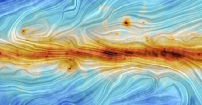 For the first time, the magnetic field connecting the two galaxies was observed