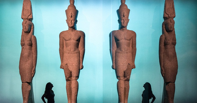 For the first time the treasure of submerged Egyptian artifacts is