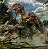 Fossil tyrant long nose dinosaur like 'Pinocchio'