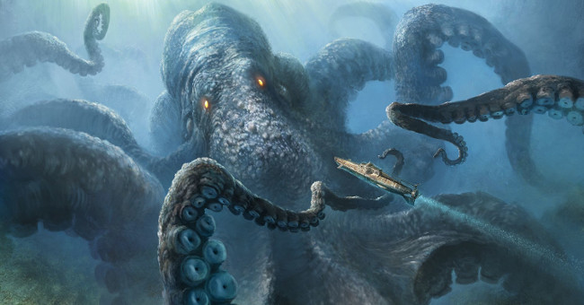 Fossils suspected of being evidence of monsters eating whales
