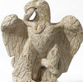 Found 1,900 year old eagle statue between London