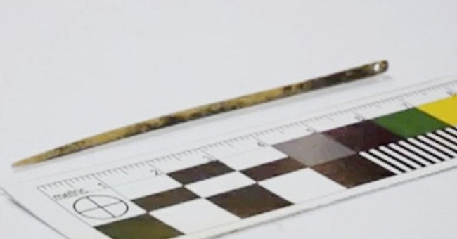 Found 50,000 year old homemade sewing needles still good