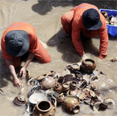Found artifacts dating back over 2,500 years in Long An