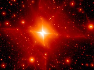 Found brilliant red squares in the universe