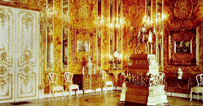 Found room amber inlaid gold 265 million?