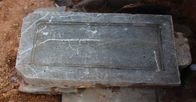 Found the tomb of the Nguyen Dynasty's wife at the construction site