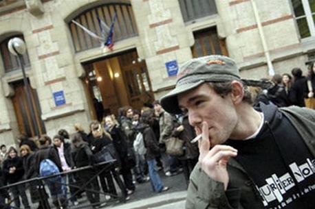 From February 1, France banned smoking in public places