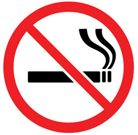From January 1, 2010: Smoking is strictly prohibited in public places