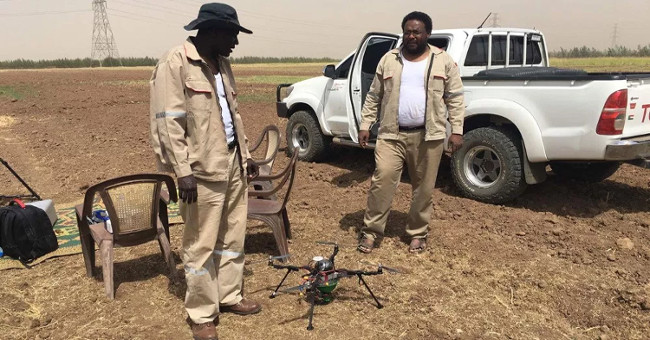 From zero to Sudan's first flying agricultural robot