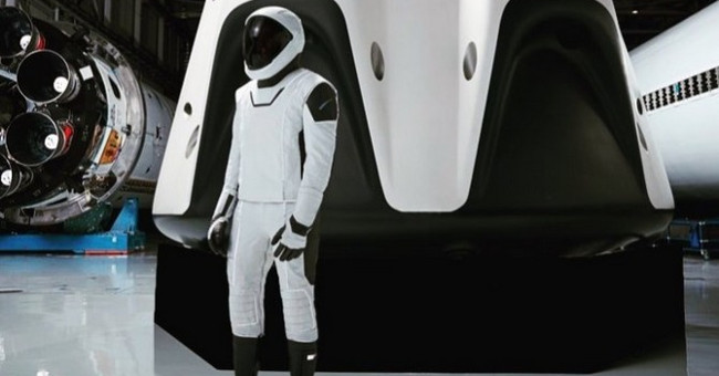 Full image of SpaceX's astronaut suit