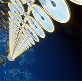 Future solar batteries will be placed in the universe