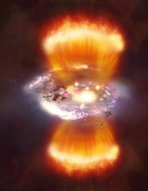 Galaxies reach adulthood in hydrogen pools