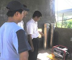 Generator powered by biogas