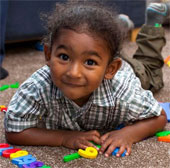 Geniuses in childlike figures