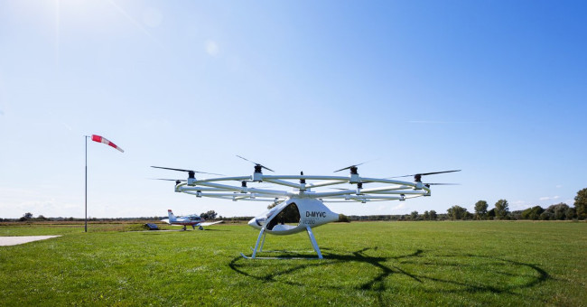 Germans test flying taxis