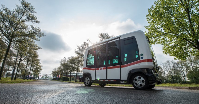 Germany runs an unmanned bus test