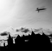 Ghost image captures 'UFO' on the medieval castle