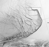 Giant ice breaks 1,000km long in the Beaufort Sea