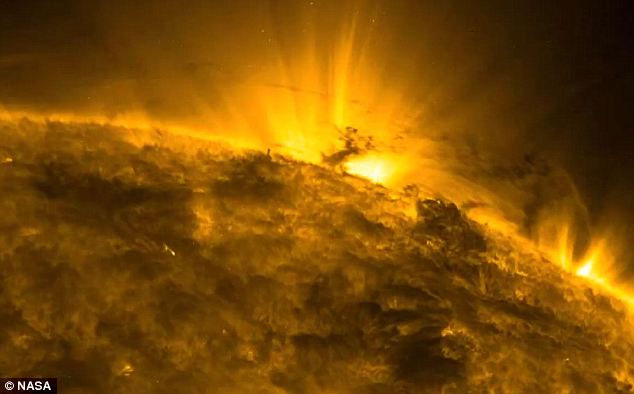 Giant solar storm is bigger than Earth