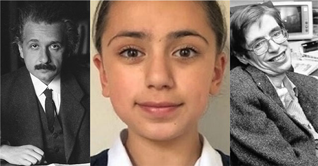 Girls have a genius mind, IQ surpasses Albert Einstein and Stephen Hawking