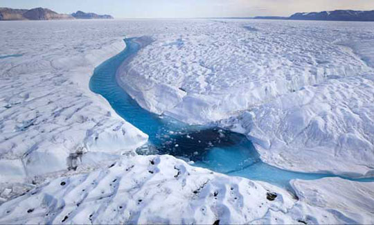 Glaciers 'cry'