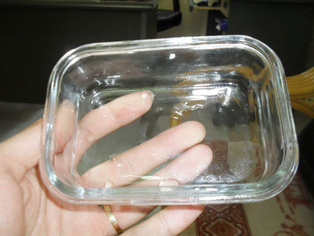 Glass smashed without breaking