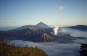Global warming and volcanic impact