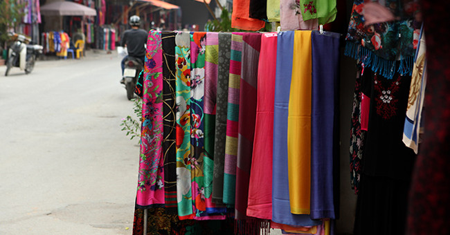 Go to Van Phuc village to see how elaborate the silk production process is