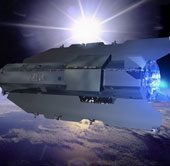 Goce satellites surf near the Earth