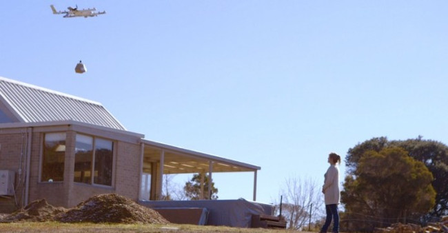 Google's drones deliver burritos to customers' homes