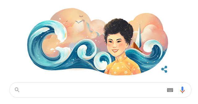 Google Doodle celebrates the birthday of poet Xuan Quynh