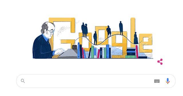 Google honors Jaan Kross - Ancient tree of Estonian literature