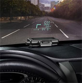 GPS projection screen for cars