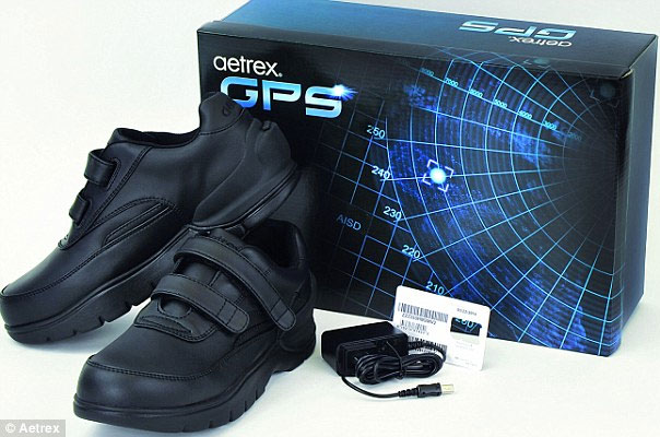GPS shoe for memory loss