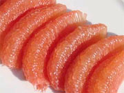 Grapefruit helps stop bleeding on the root