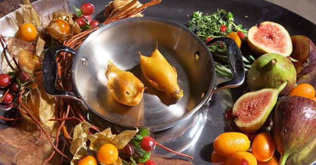 Grilled lilies - sumptuous and cruel cuisine