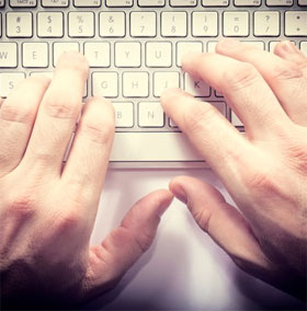 Guess the emotion by typing the keyboard